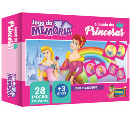 JOGO MEMORIA CARTAO PRINCESAS 28PÇS 4622
